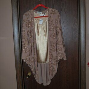 Gold Sequin Cocoon Top - 8